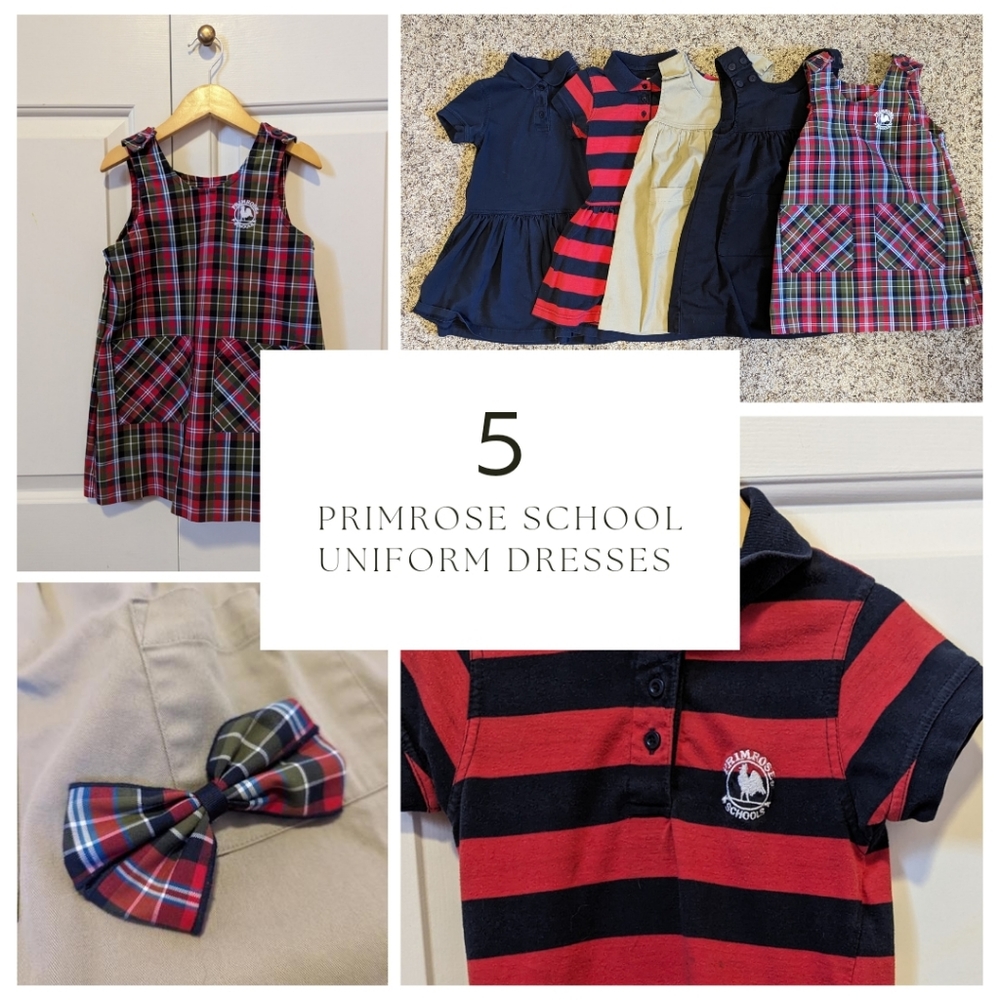 Lot of 5 Primrose School Uniforms